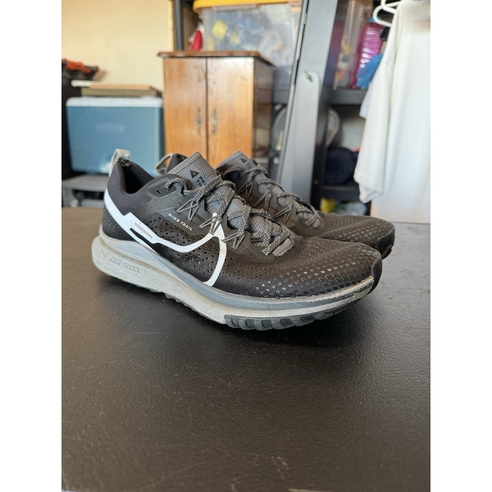 Nike React Pegasus Trail 4 Black Dark Gray - DJ6158-001 Mens Size 10 No Box